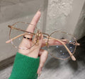 Lunettes anti lumière élégance dorée