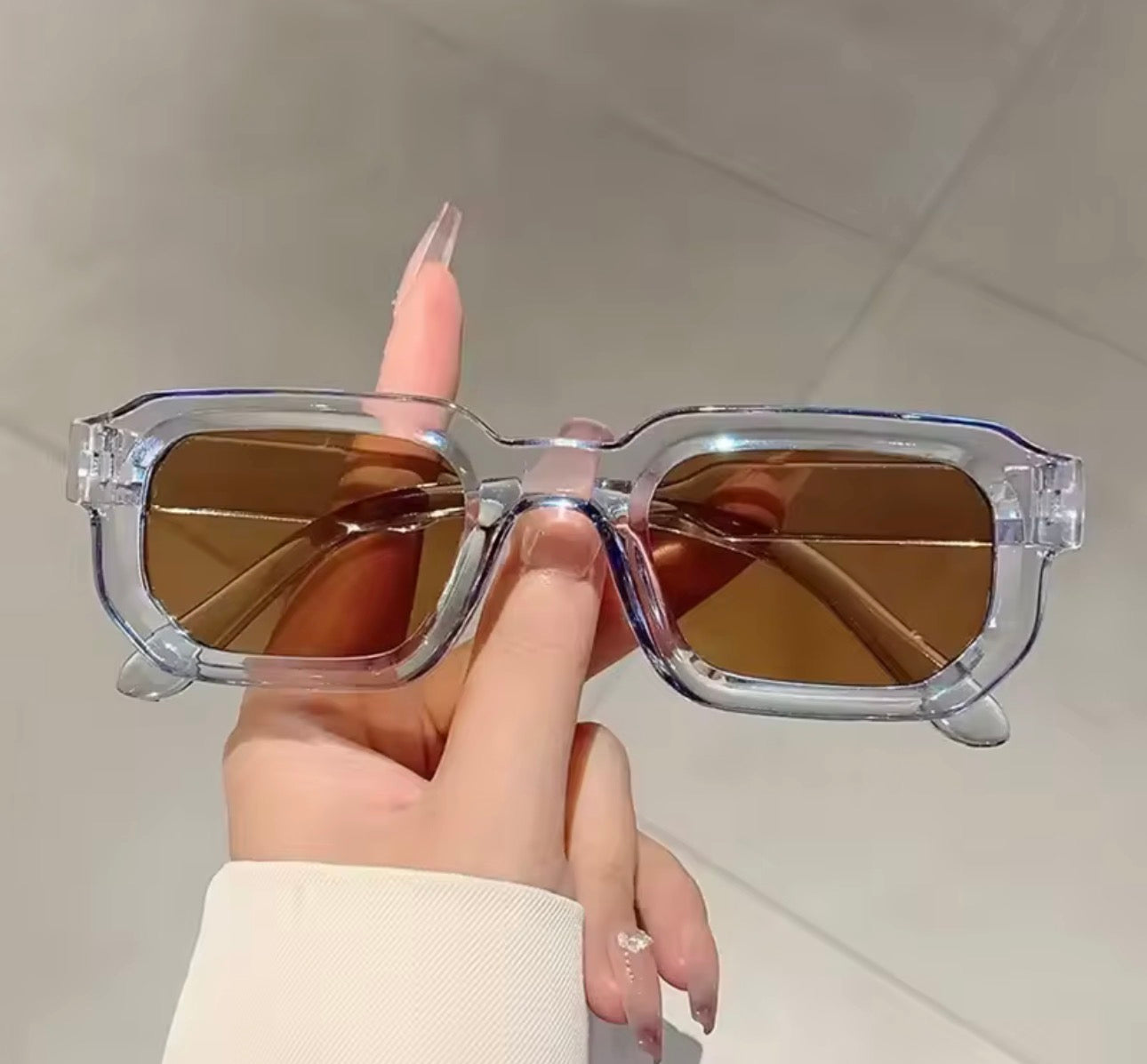 Lunettes de soleil rectangulaire
